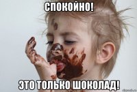 спокойно! это только шоколад!