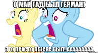 о май гад был герман! это просто лысяс был! ааааааааа