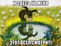 и здесь на меня этот осёл смотрит!