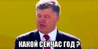 какой сейчас год ?