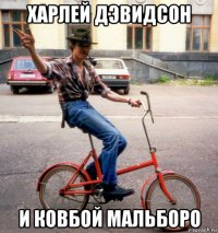 харлей дэвидсон и ковбой мальборо