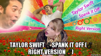  taylor swift ♂ spank it off (♂ right version ♂)