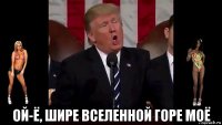  ой-ё, шире вселенной горе моё
