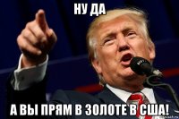ну да а вы прям в золоте в сша!