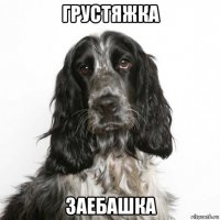грустяжка заебашка