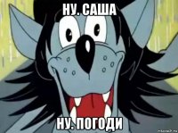 ну. саша ну. погоди