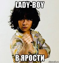 lady-boy в ярости