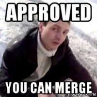 approved you can merge