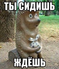 ты сидишь ждёшь