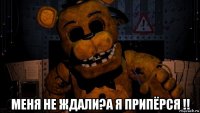  меня не ждали?а я припёрся !!