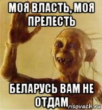 моя власть, моя прелесть беларусь вам не отдам