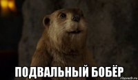  подвальный бобёр