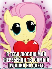  я тебя люблю мой жеребёнок ты самый лучший на свете