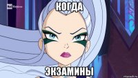 когда экзамины