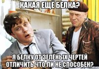 какая ещё белка? я белку от зелёных чертей отличить что ли не способен?