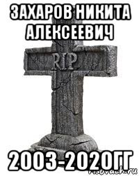 захаров никита алексеевич 2003-2020гг