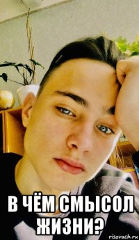  в чём смысол жизни?