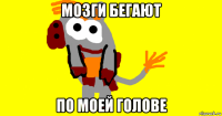 мозги бегают по моей голове