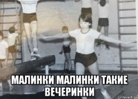  малинки малинки такие вечеринки