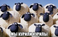  мы курили курилы