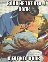 волк не тот кто волк а тот кто волк