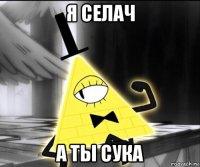 я селач а ты сука