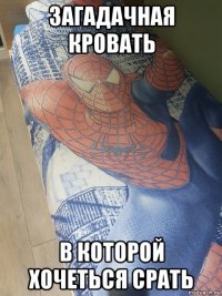 загадачная кровать в которой хочеться срать