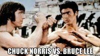  chuck norris vs. bruce lee