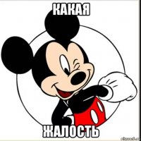 какая жалость