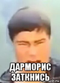  дарморис заткнись