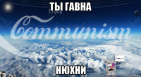 ты гавна нюхни