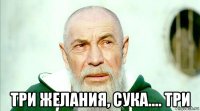  три желания, сука.... три