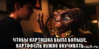  чтобы картошка была больше, картофель нужно окучивать