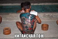  китайская тож