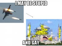 i may be stupid and gay