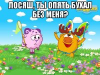 лосяш, ты опять бухал без меня? 