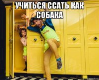 учиться ссать как собака 