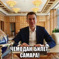  чемодан, билет, самара!