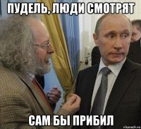 пудель, люди смотрят сам бы прибил