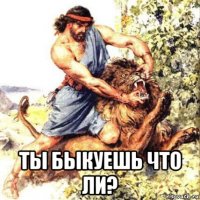  ты быкуешь что ли?