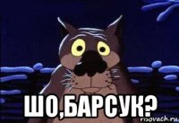  шо,барсук?