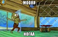 моояя ногаа