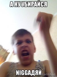 а ну убирайся niggaдяй
