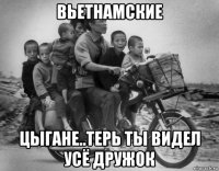 вьетнамские цыгане..терь ты видел усё дружок