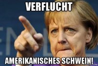 verflucht amerikanisches schwein!