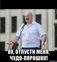  ох, отпусти меня, чудо-порошок!