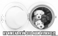  ну имена хуй это нам нужно?!
