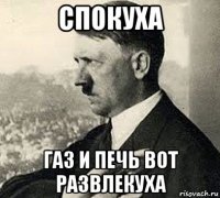 спокуха газ и печь вот развлекуха