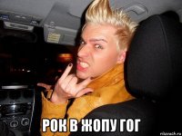  рок в жопу гог