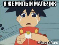 я же милый мальчик 